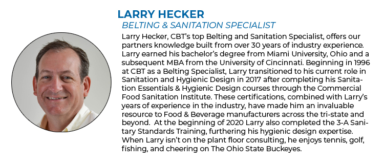 LARRY HECKER BELTING & SANITATION SPECIALIST
